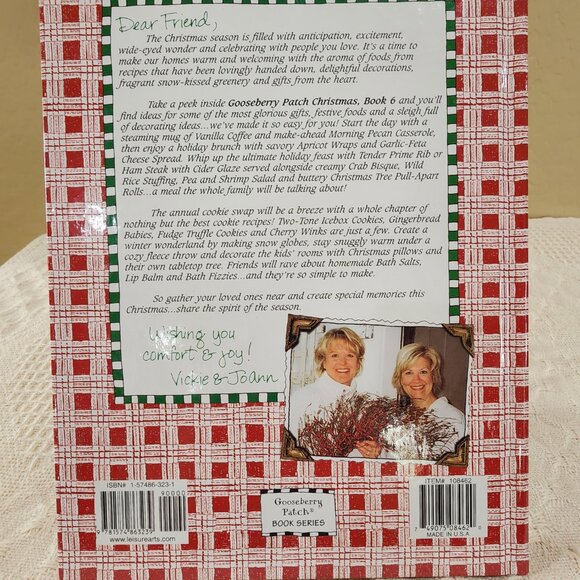 Gooseberry Patch Book 6 Christmas Crafts Baking Decor Ideas Holiday Gifting Bake - Picture 5 of 9